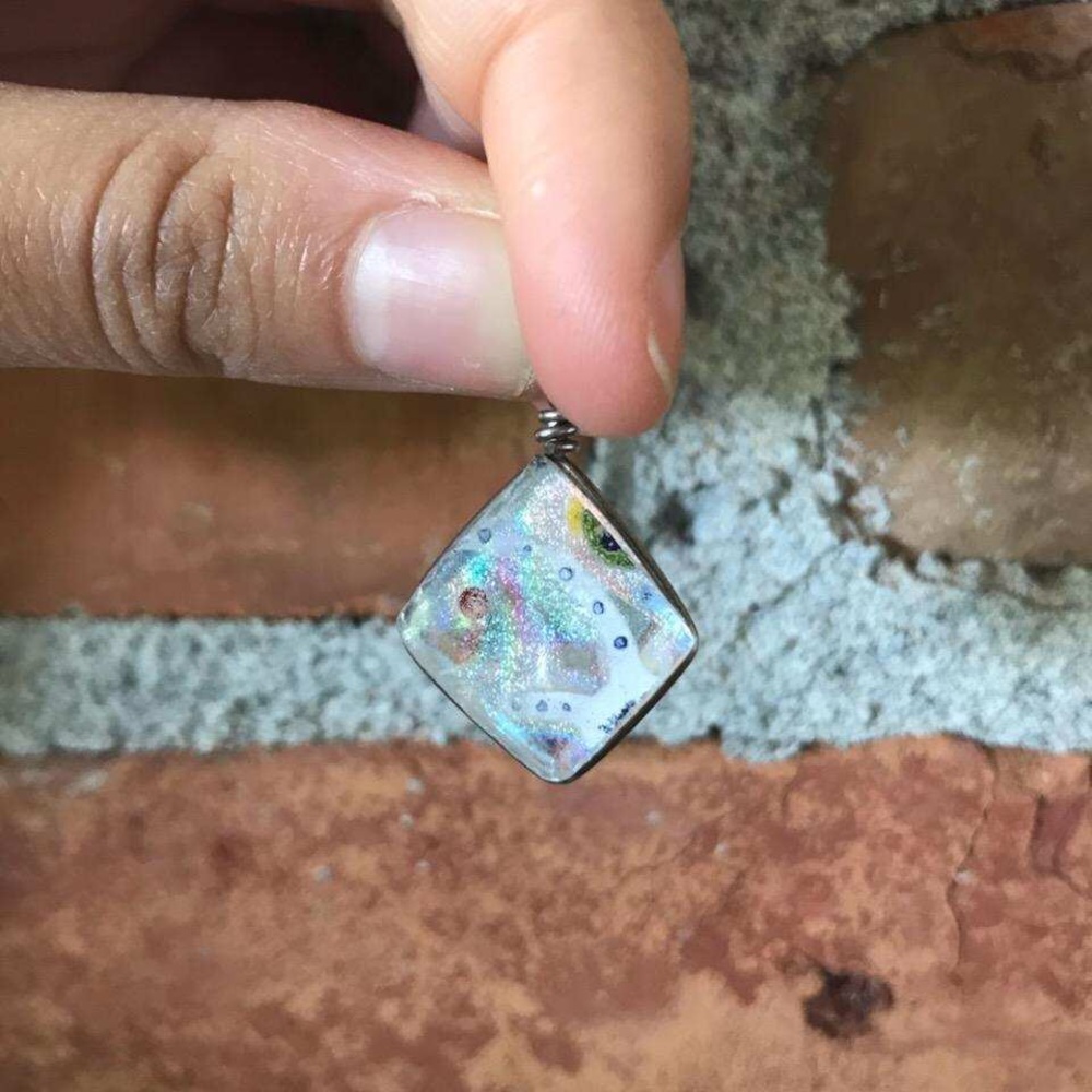 Vintage Glass Pendant